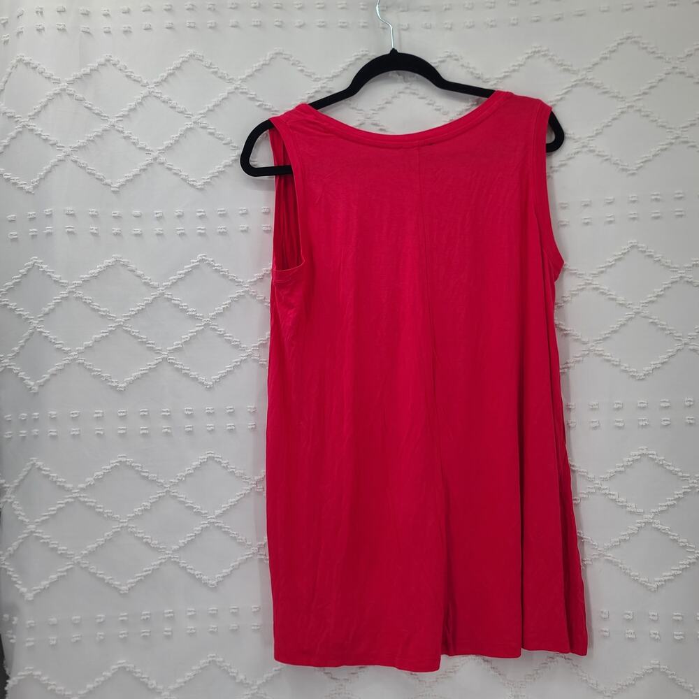 Lane Bryant "The Swing Collection" tank bundle of 2  white & pink Size 14/16 - Picture 5 of 15